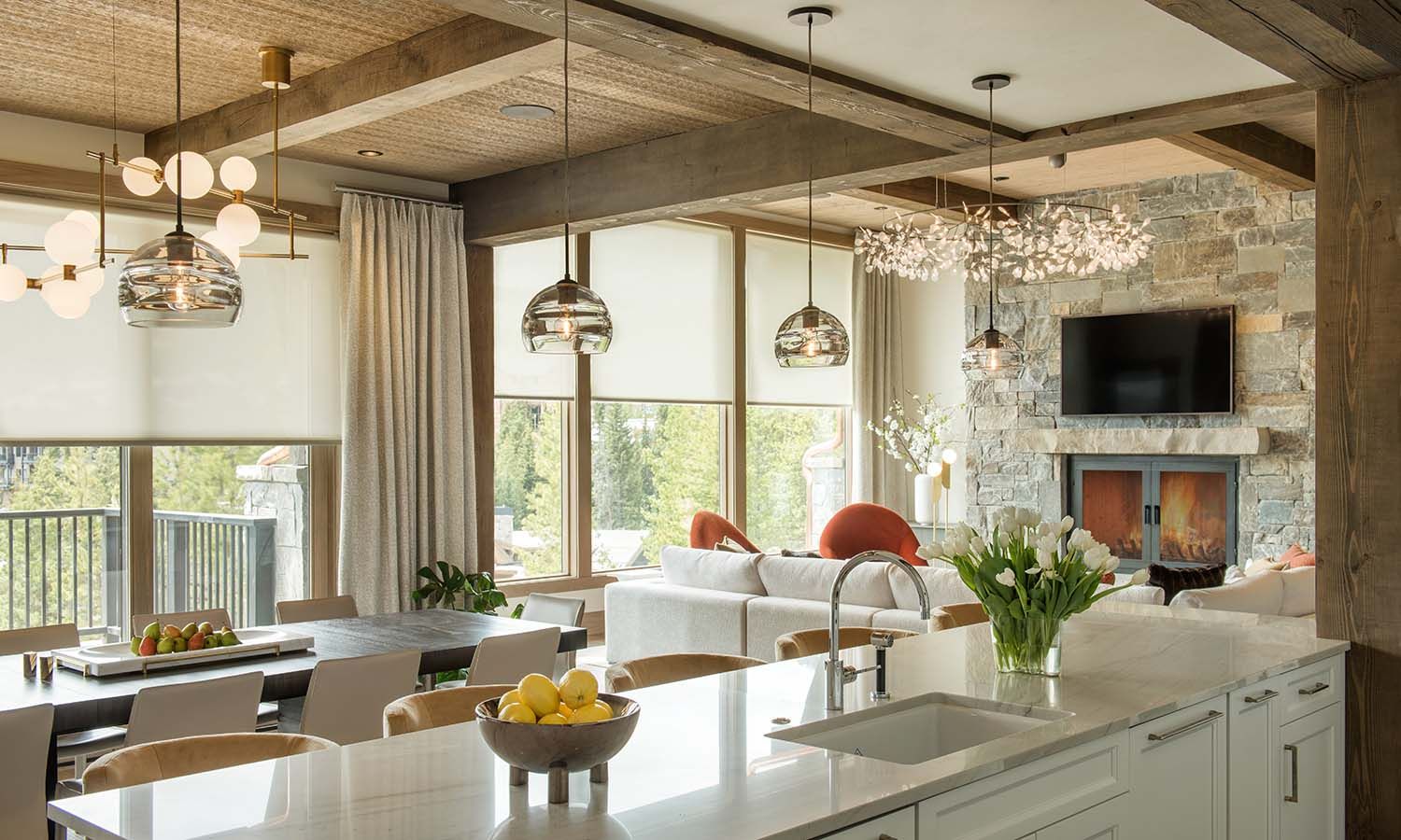 shades and lighting  from Lutron